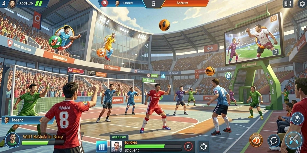 Tangkapan layar memperlihatkan mode multiplayer yang seru.