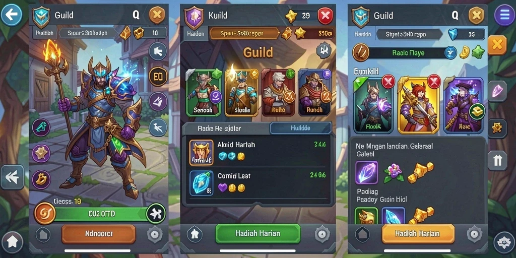 Mode multiplayer yang menambah keseruan bermain.