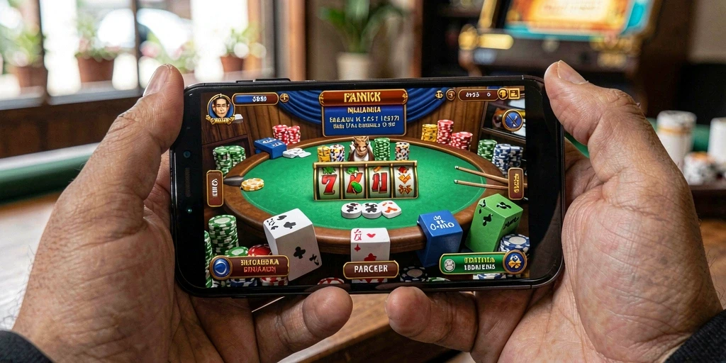 Screenshot menunjukkan fitur sosial yang memungkinkan interaksi antar pemain.