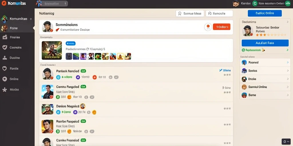 Sistem matchmaking yang efisien untuk pengalaman bermain yang optimal.